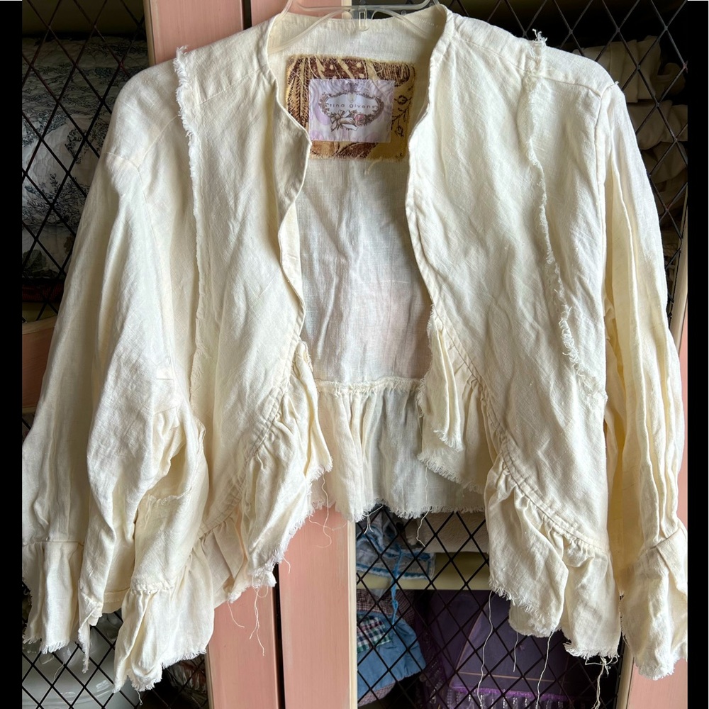 Tina Givens Handmade 100% Linens Jacket